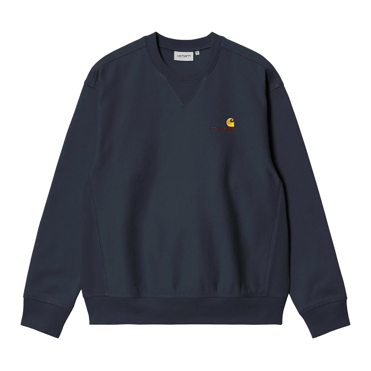 Carhartt WIP American Script Sweat Deep Night Front