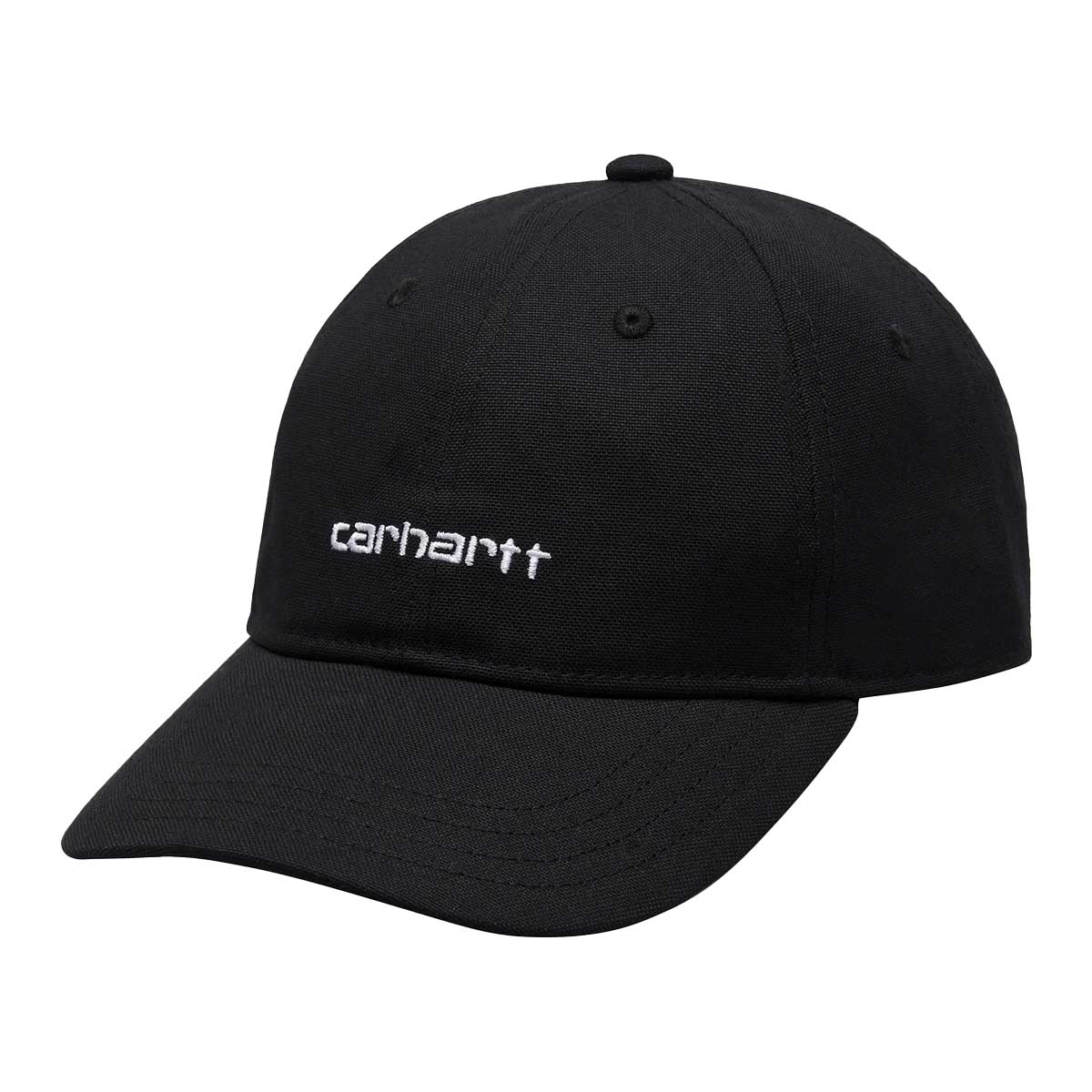 Carhartt WIP Canvas Script Cap Black/White