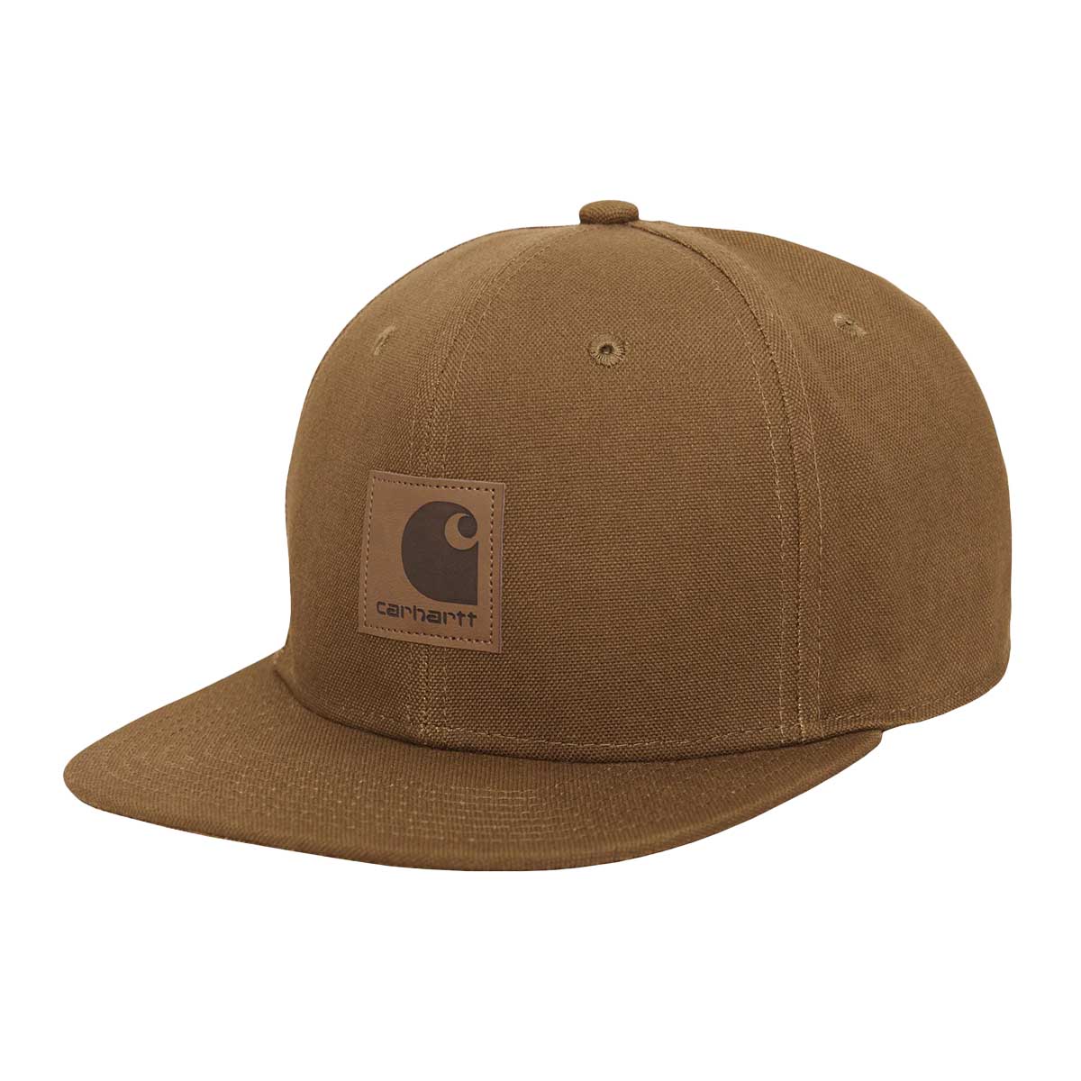 Carhartt WIP Logo Cap Hamilton Brown Front