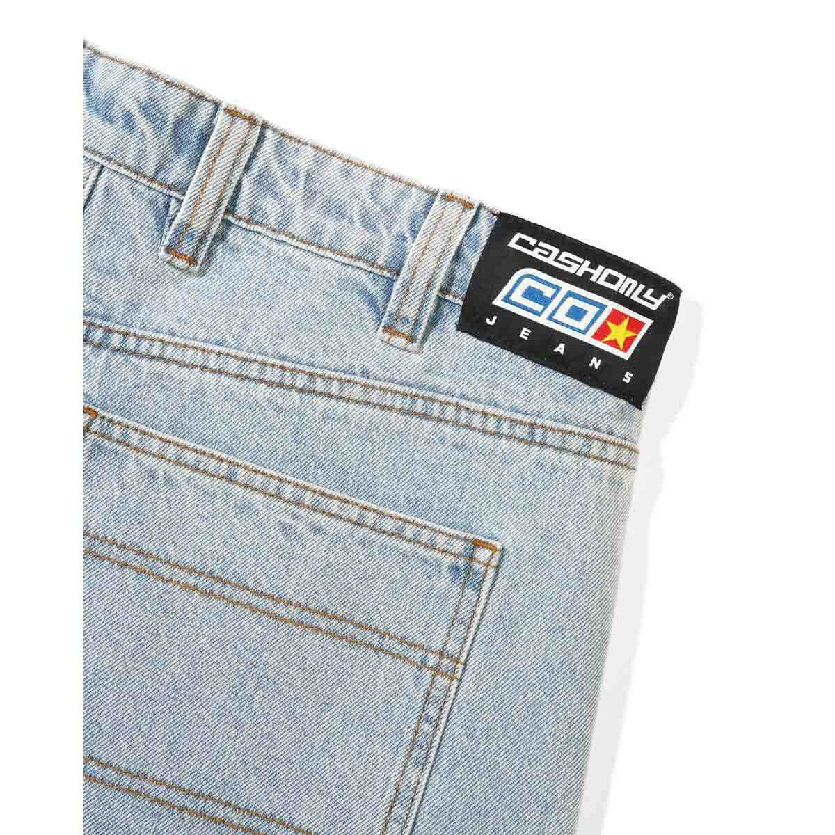 Cash Only - Aleka Cargo Jeans Light Wash.