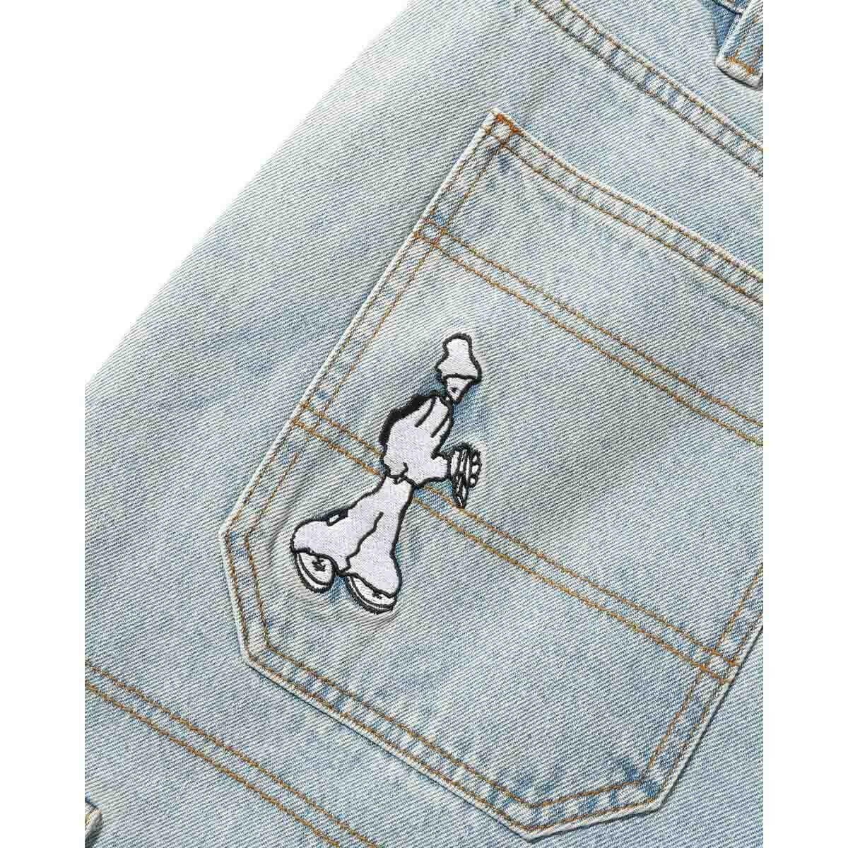 Cash Only - Aleka Cargo Jeans Light Wash.