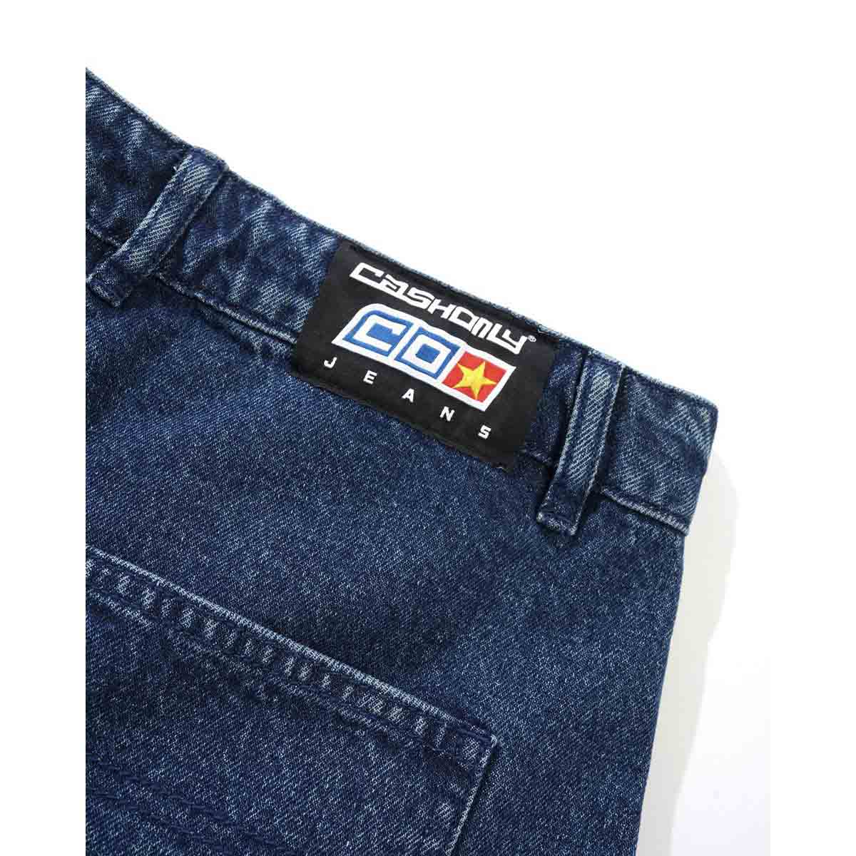 Cash Only - Aleka Denim Jeans Washed Mid Blue.