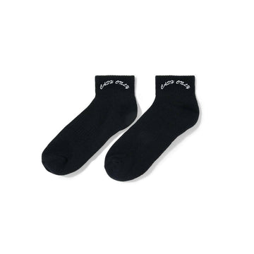 Cash Only - Logo Ankle Socks Black.