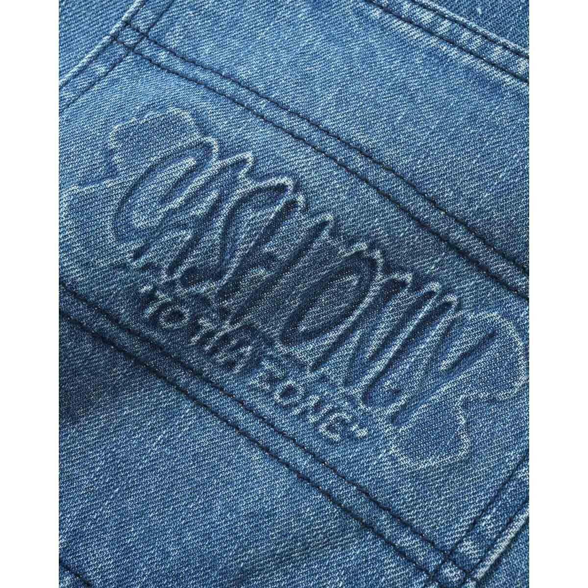 Cash Only - Bone Denim Jeans Streaky Indigo.