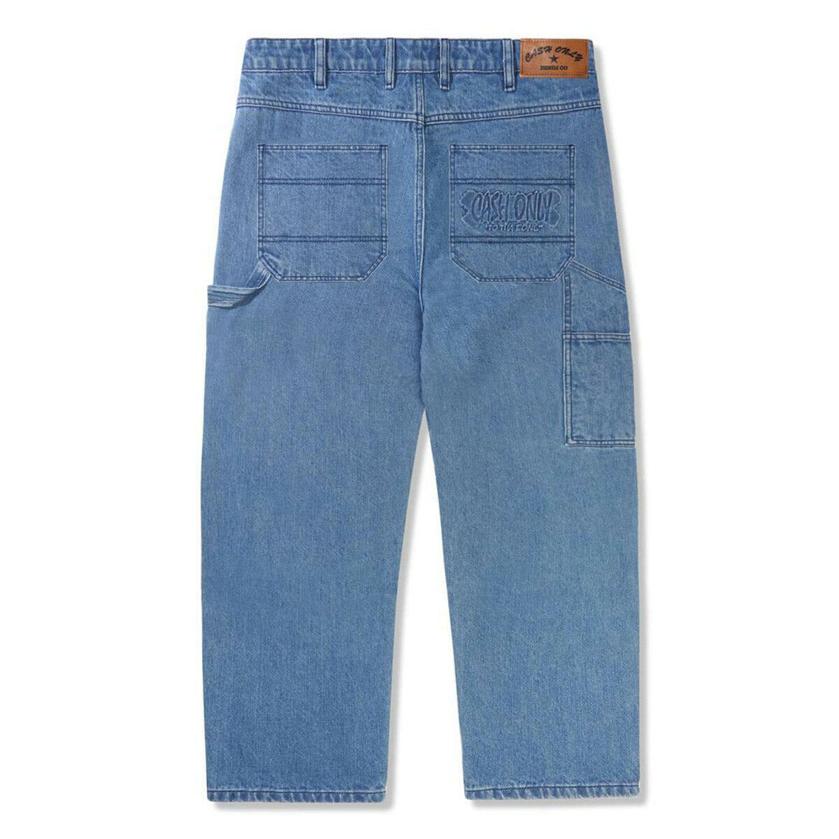 Cash Only - Bone Denim Jeans Streaky Indigo.