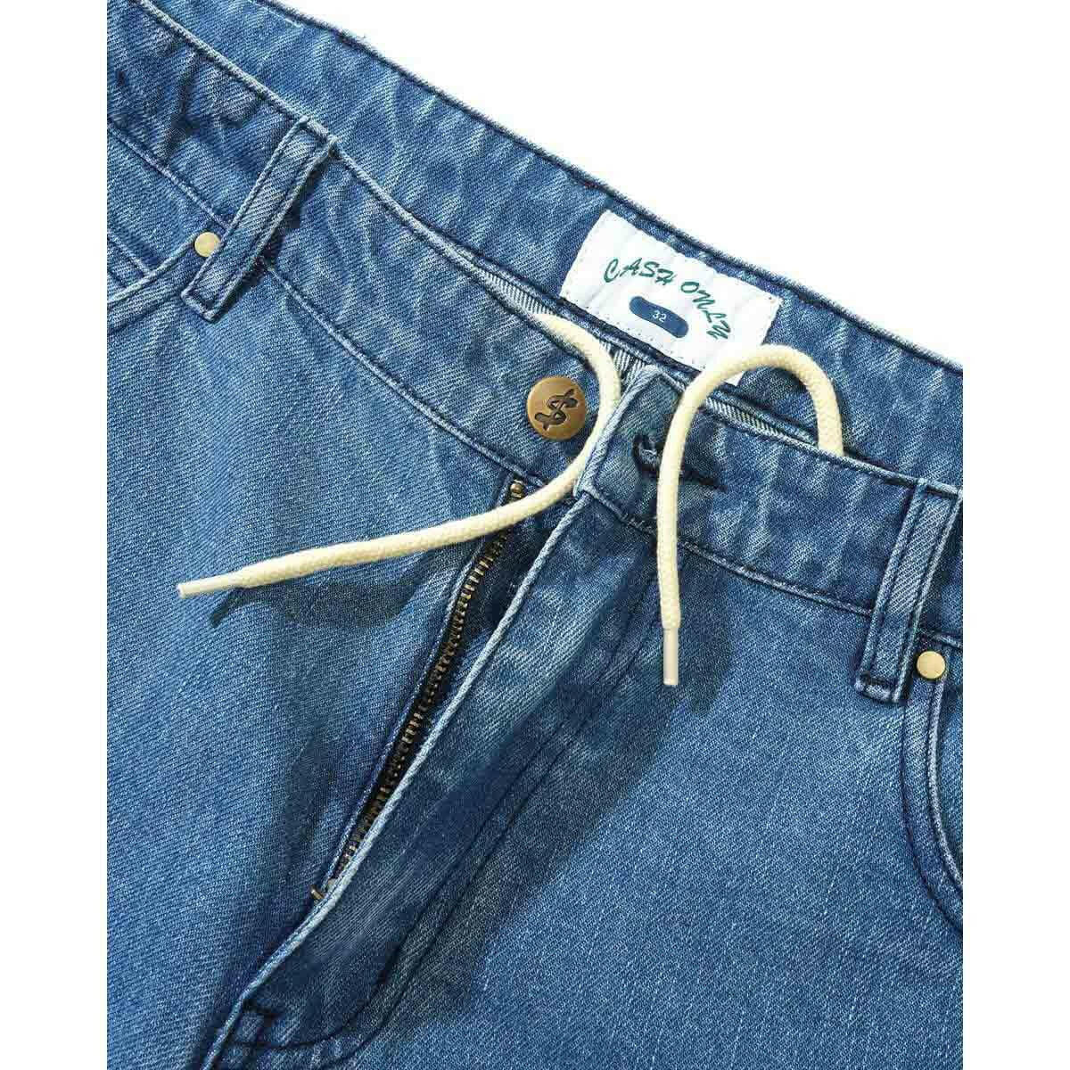 Cash Only - Bone Denim Jeans Streaky Indigo.