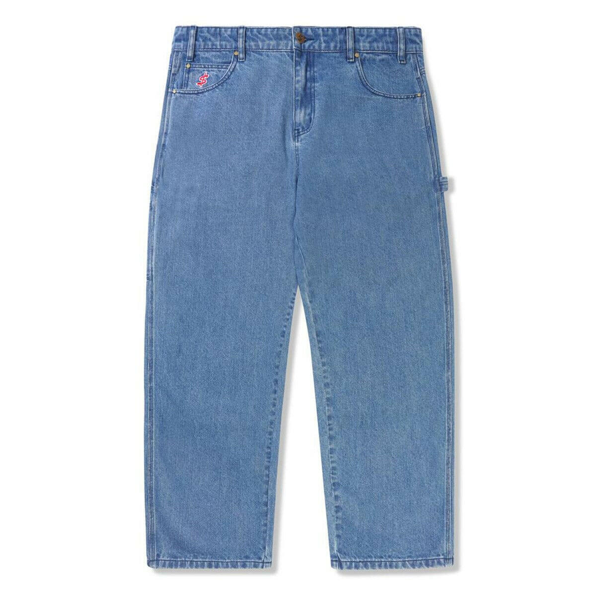 Cash Only - Bone Denim Jeans Streaky Indigo.