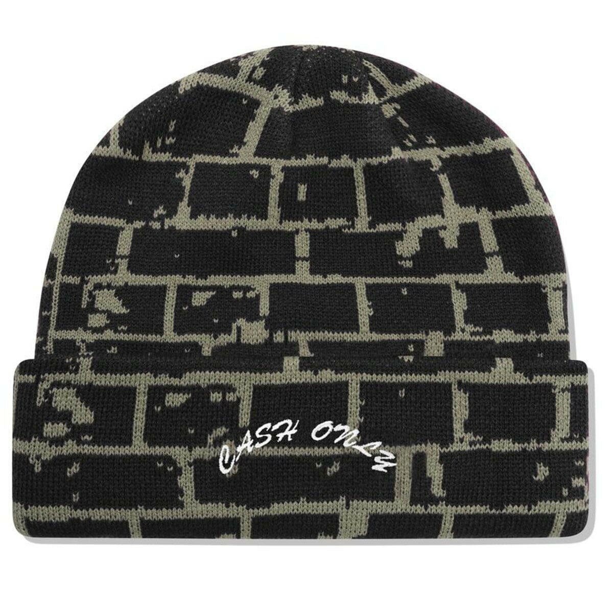 Cash Only - Bricks Beanie Black.