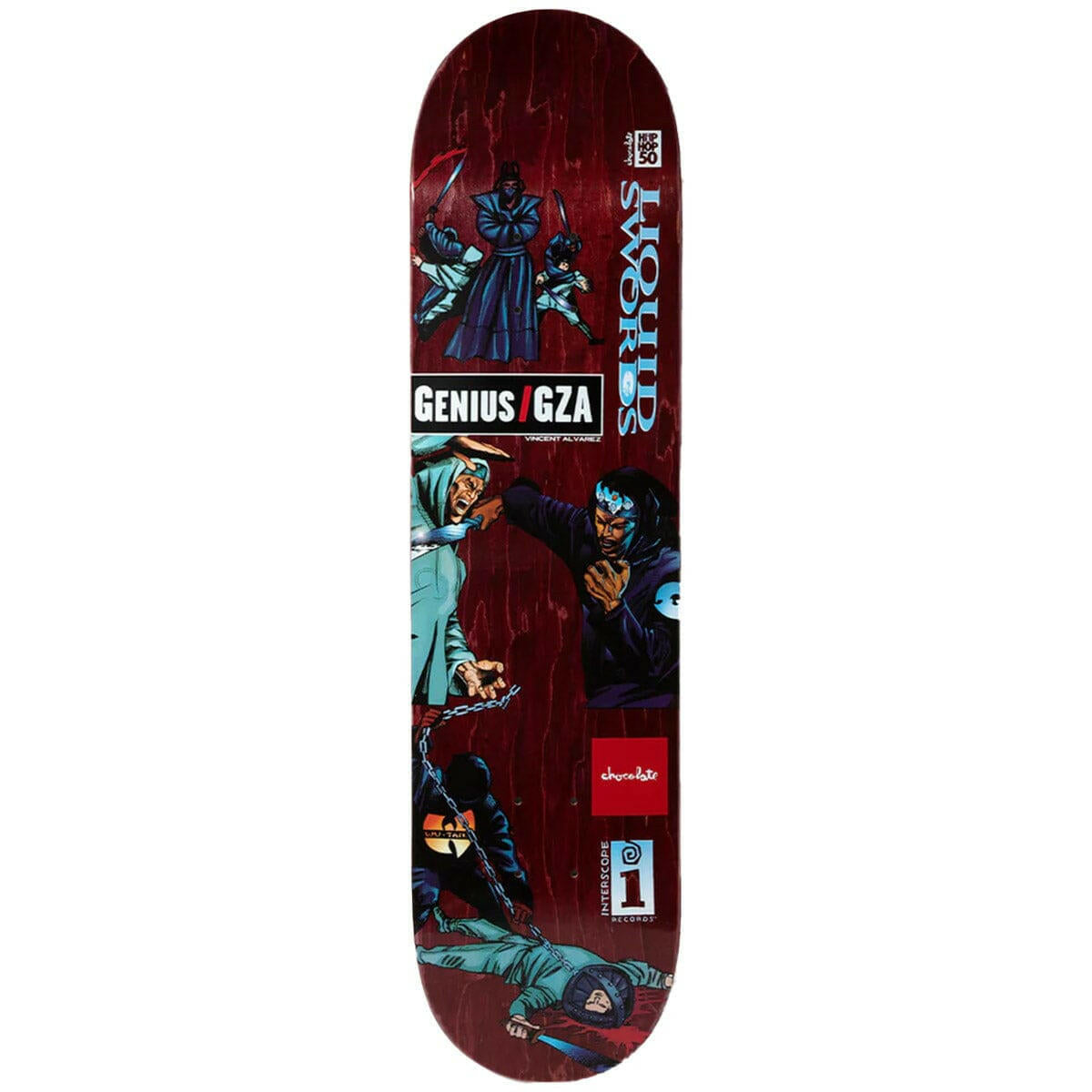 Chocolate - Vincent Alvarez Liquid 8.25 Skateboard Deck.