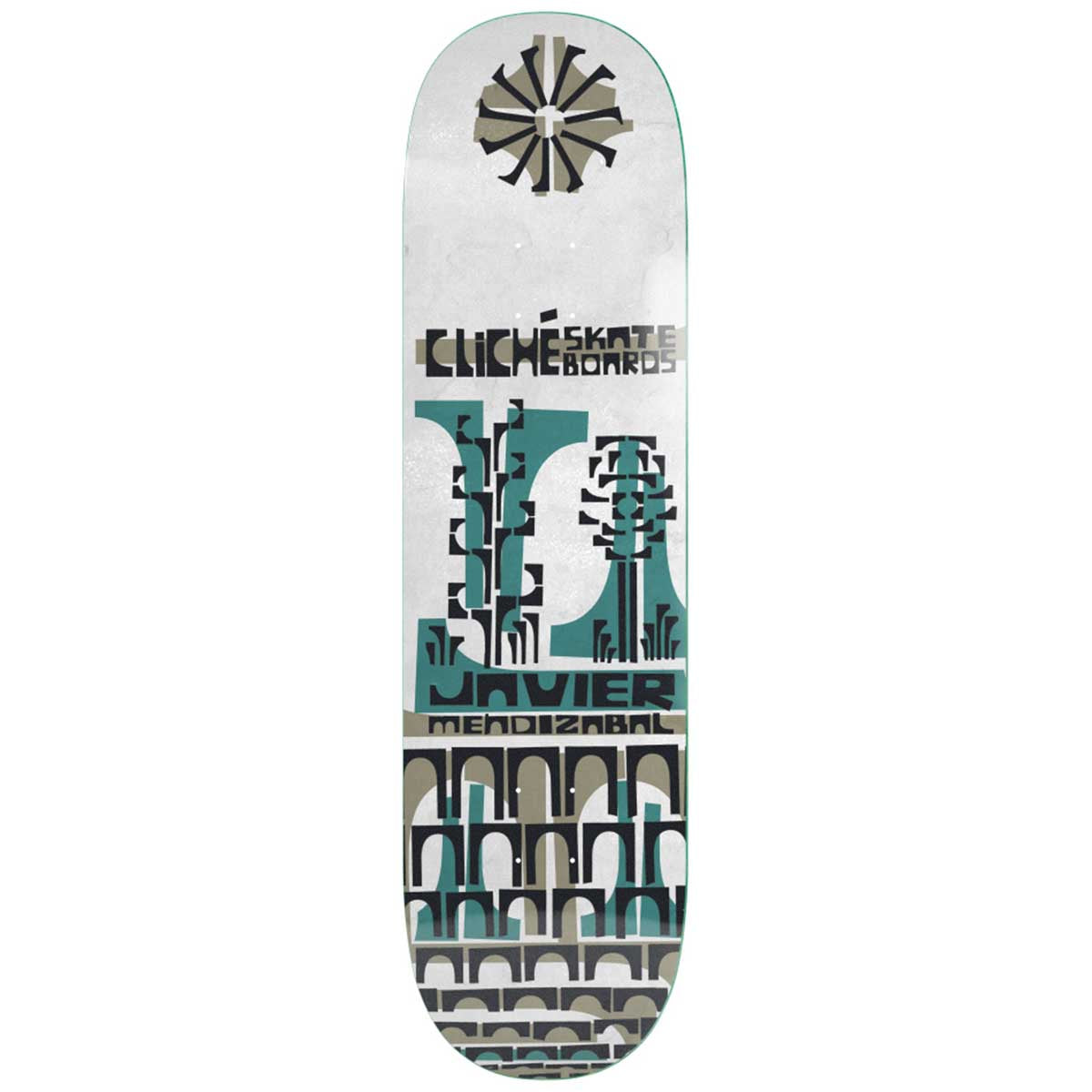 Cliche Javier Mendizabal Griptape Art 8.25 Skateboard Deck