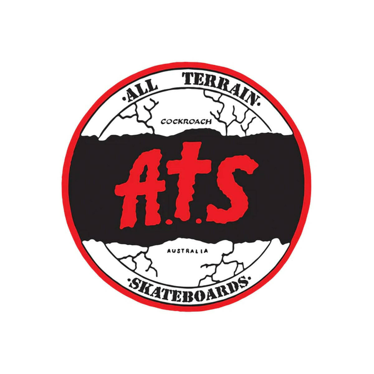 Cockroach - A.T.S 4" Sticker.