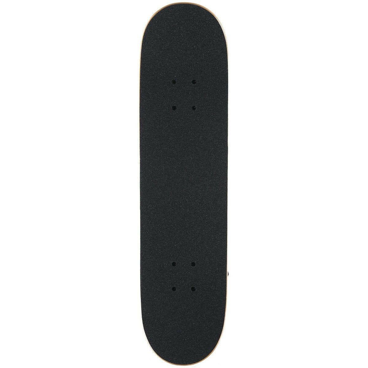 Complete skateboard top black grip tape