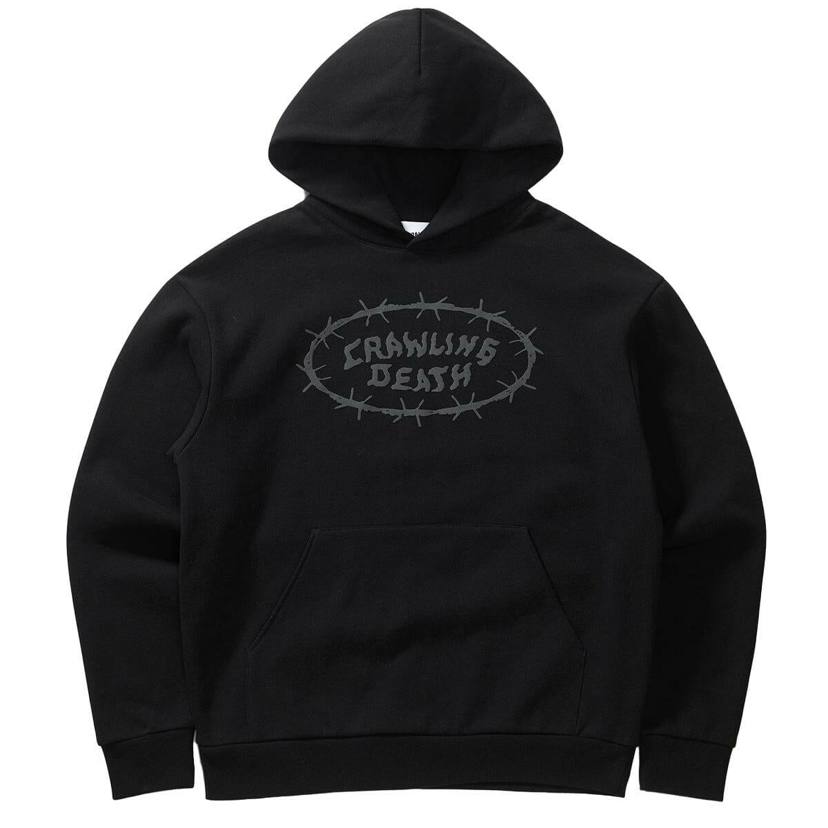 Crawling Death - Barbed Logo Hoodie Black.