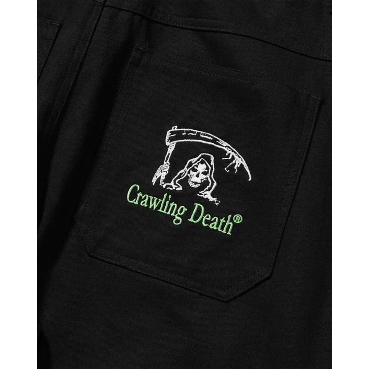 Crawling Death - Reaper Logo Cargo Pants Black.