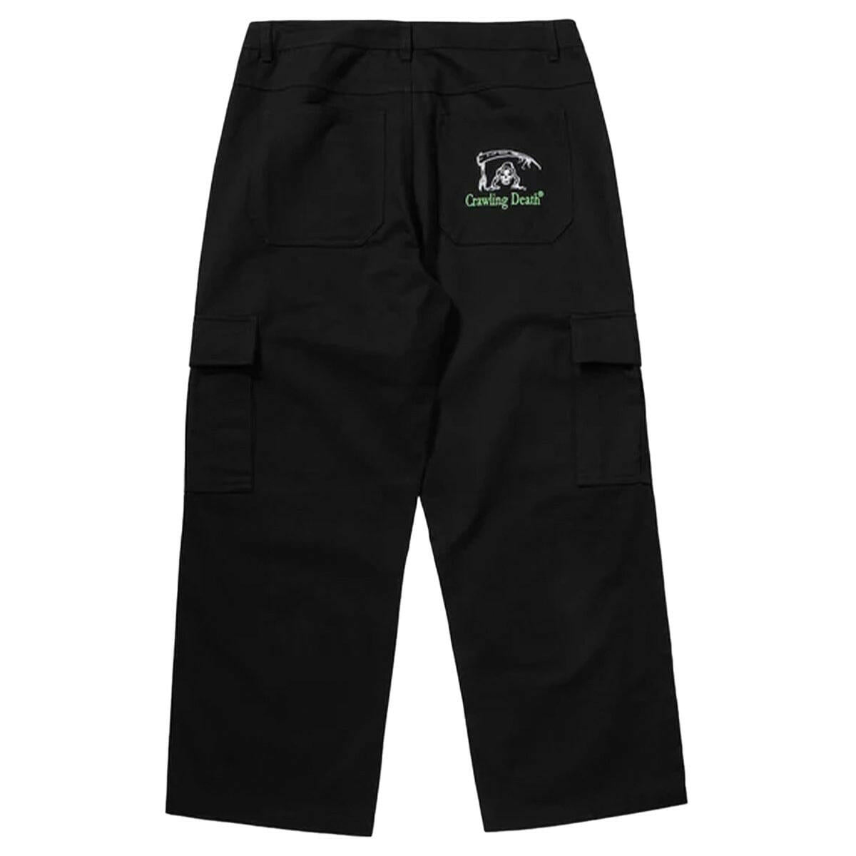Crawling Death - Reaper Logo Cargo Pants Black.