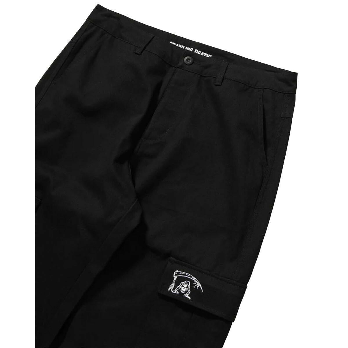 Crawling Death - Reaper Logo Cargo Pants Black.