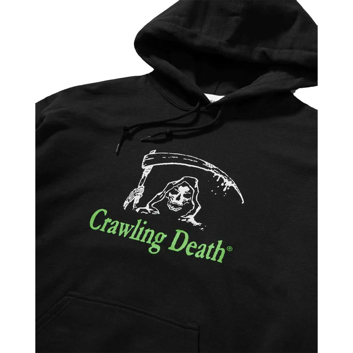 Crawling Death - Reaper Logo Hoodie Black.