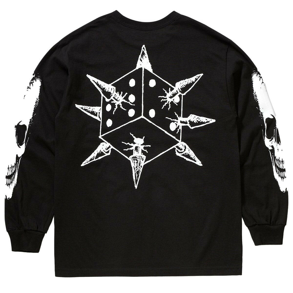Crawling Death - Spike Dice Longsleeve Tee Black.
