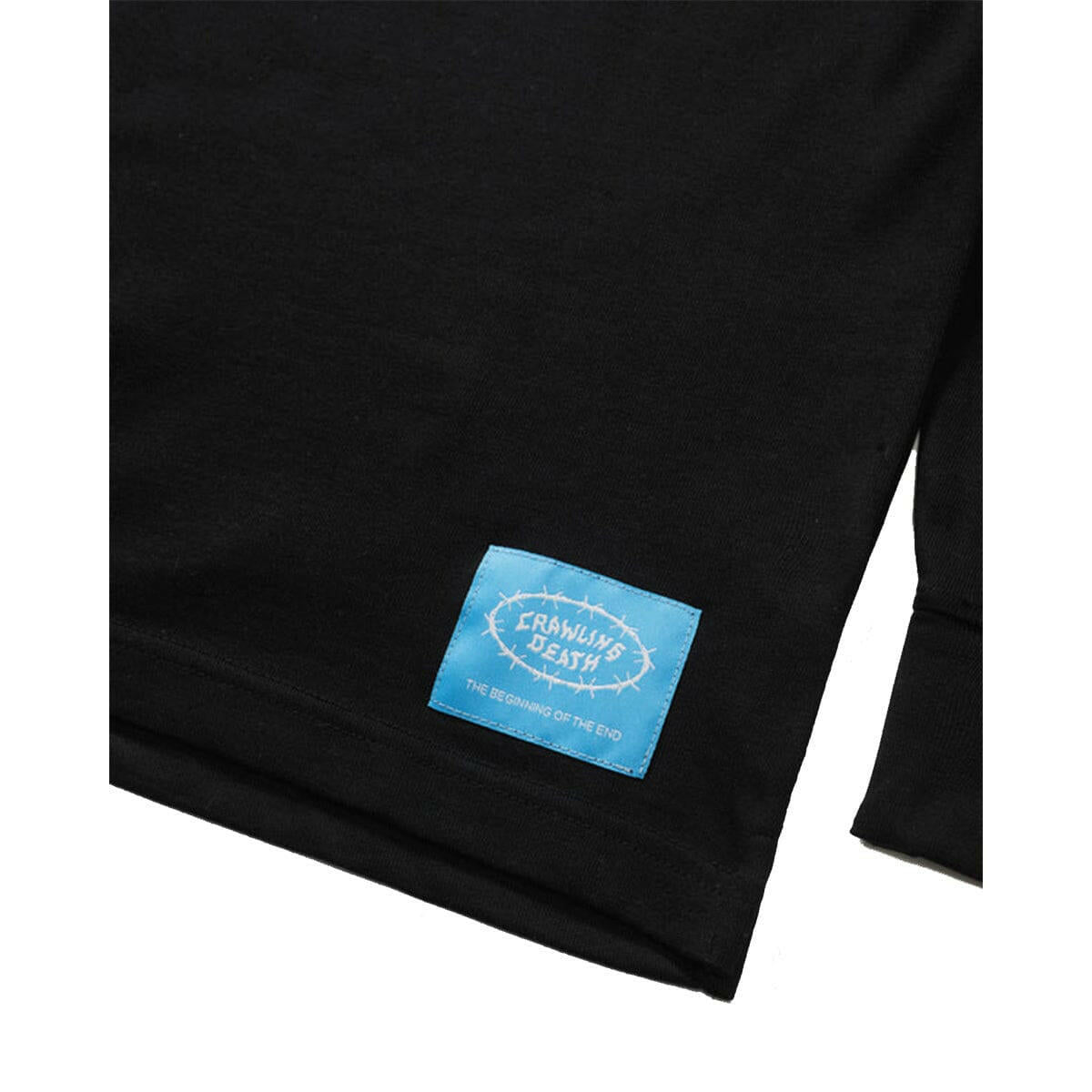 Crawling Death - Spike Dice Rugby Shirt Black.
