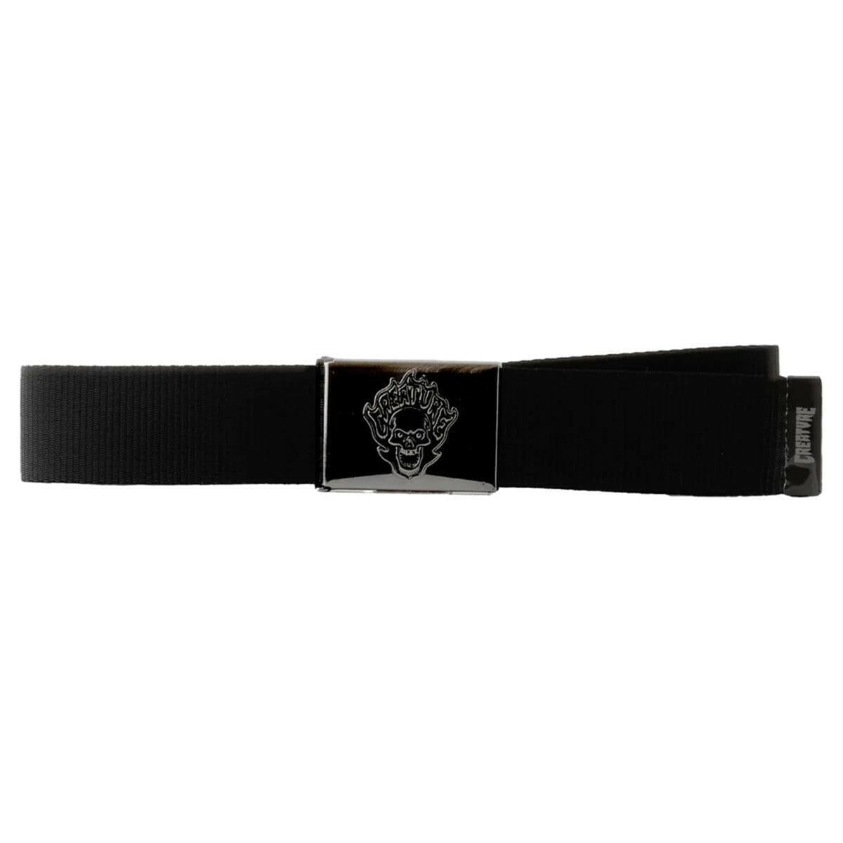 Creature - Bonehead Flame Web Belt Black.