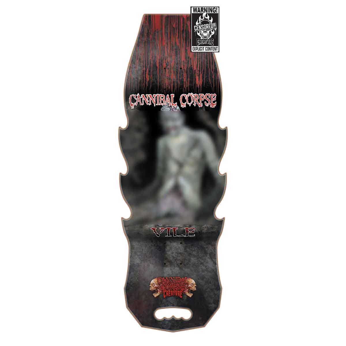 Creature Cannibal Corpse Explicit Vile 10.56 Skateboard Deck