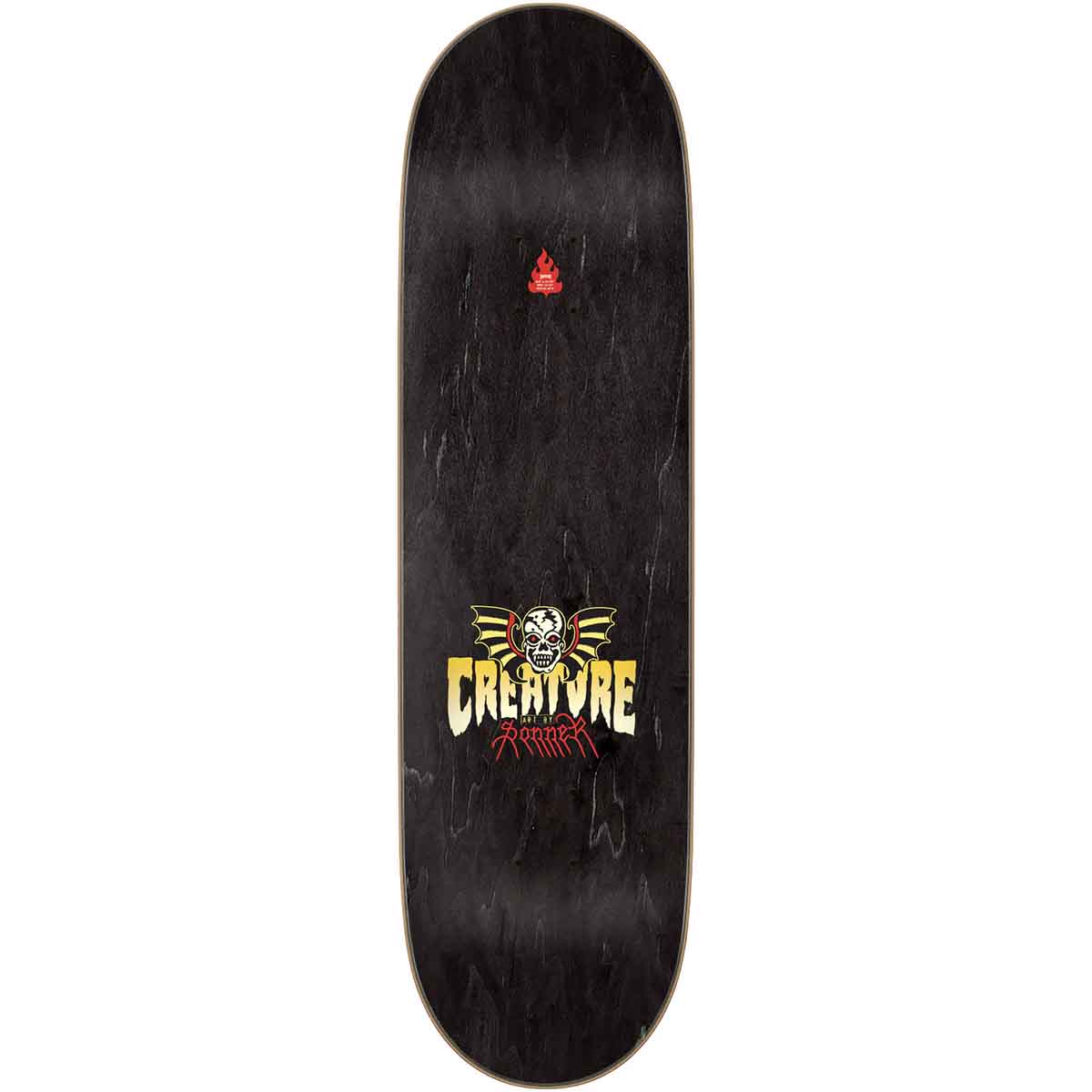 Creature Chris Russell Flash Stumps 8.6 Skateboard Deck Top
