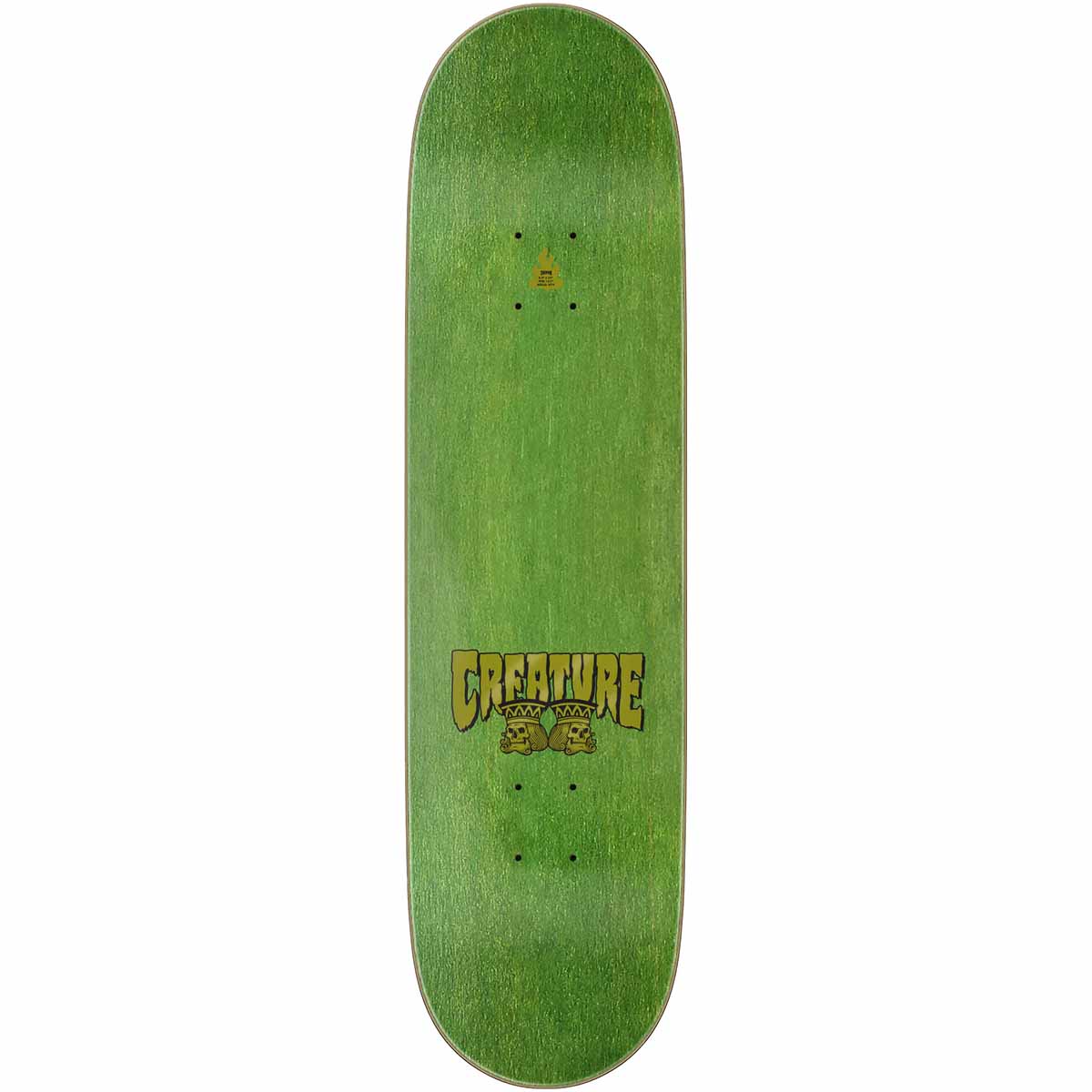 Creature Heshking Small Twin 8.2 Skateboard Deck Top
