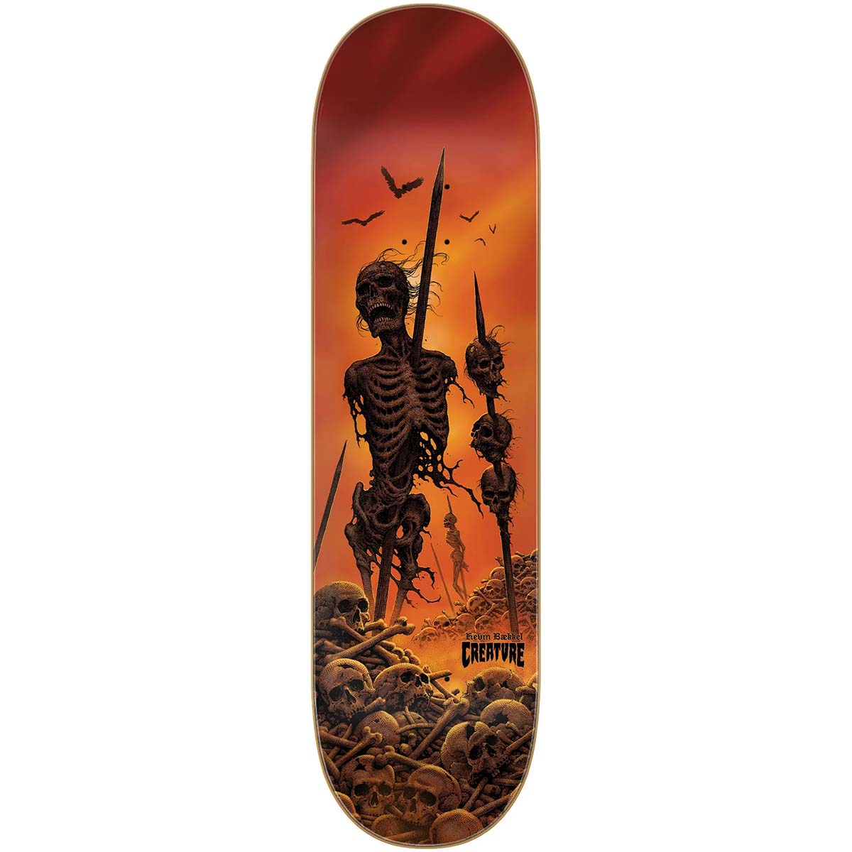 Creature Kevin Baekkel Wasted 8.6 Skateboard Deck