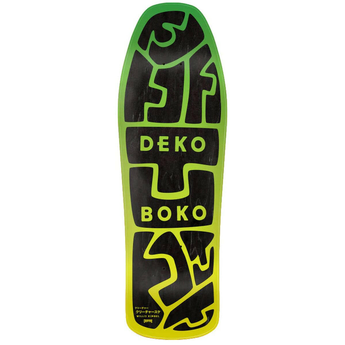 Creature - Willis Kimbel Deko Knockout 10.0 Skateboard Deck.