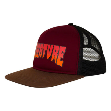 Creature - Logo Trucker Hat Burgundy.
