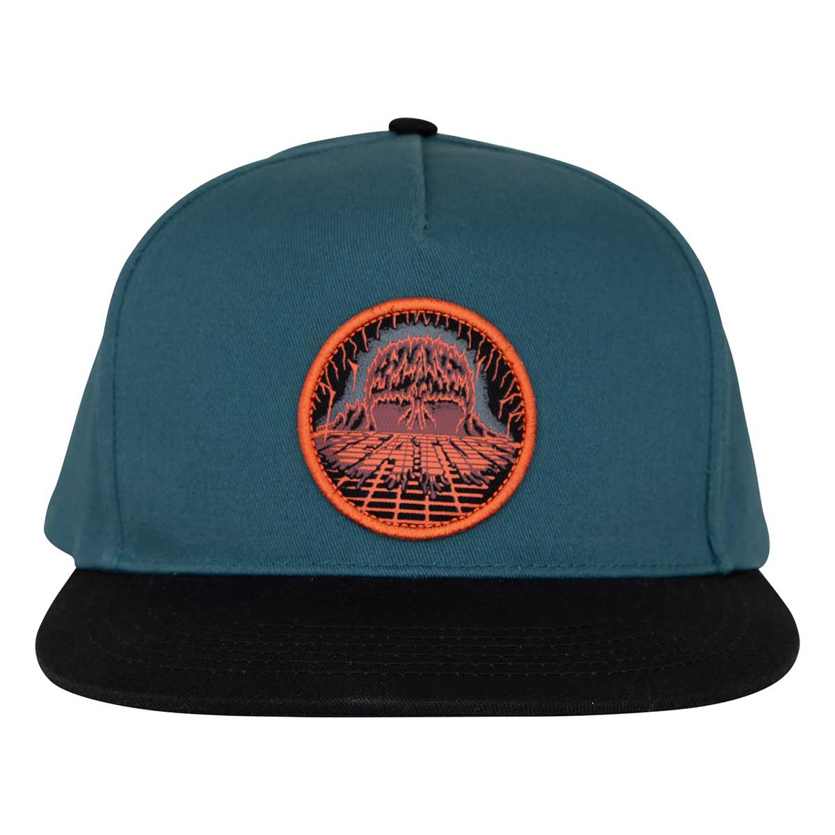 Creature Lost At Sea Snapback Green/Black Front