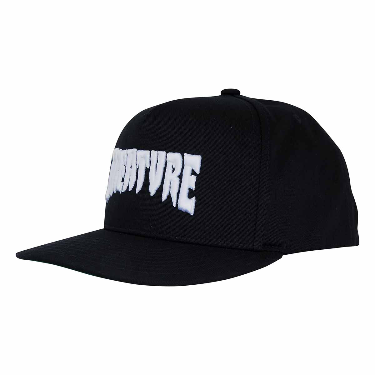 Creature Mono Logo Snapback Black