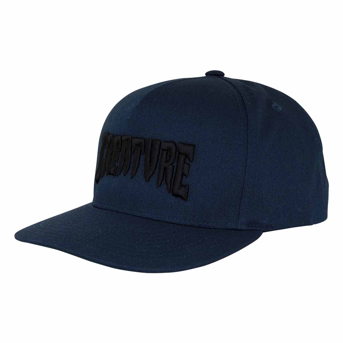 Creature Mono Logo Snapback Navy