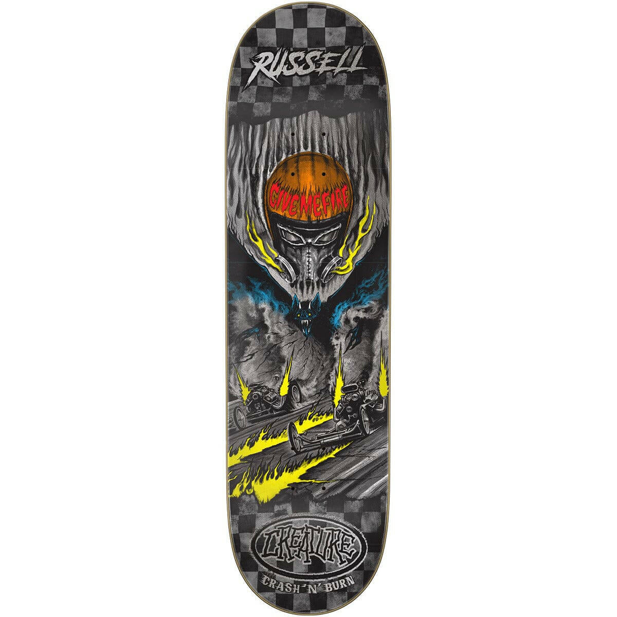 Creature - Chris Russell Crash & Burn 8.51 Skateboard Deck.