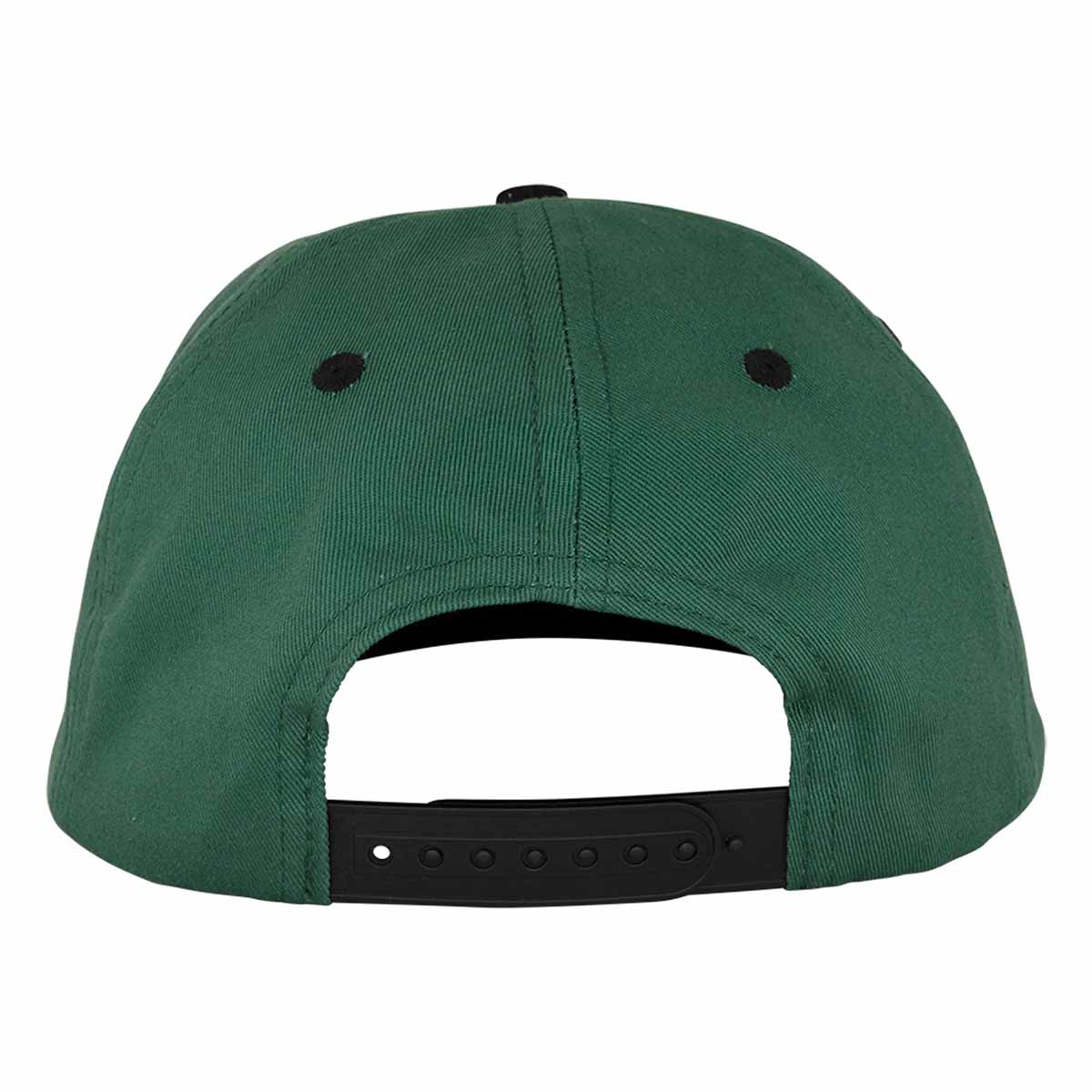 Creature Sideshow Snapback Hat Green Back