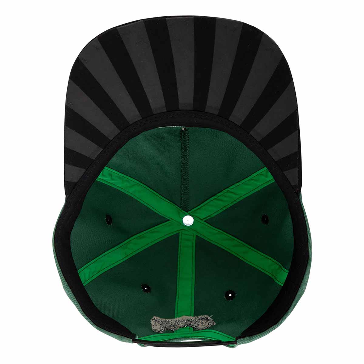 Creature Sideshow Snapback Hat Green Inside