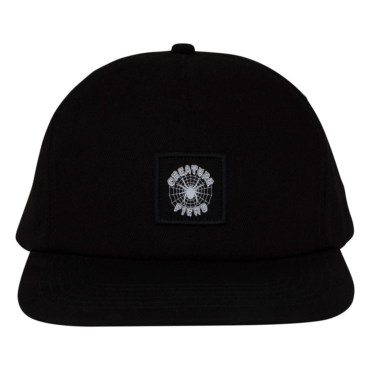 Creature - Web Snapback Black Denim.