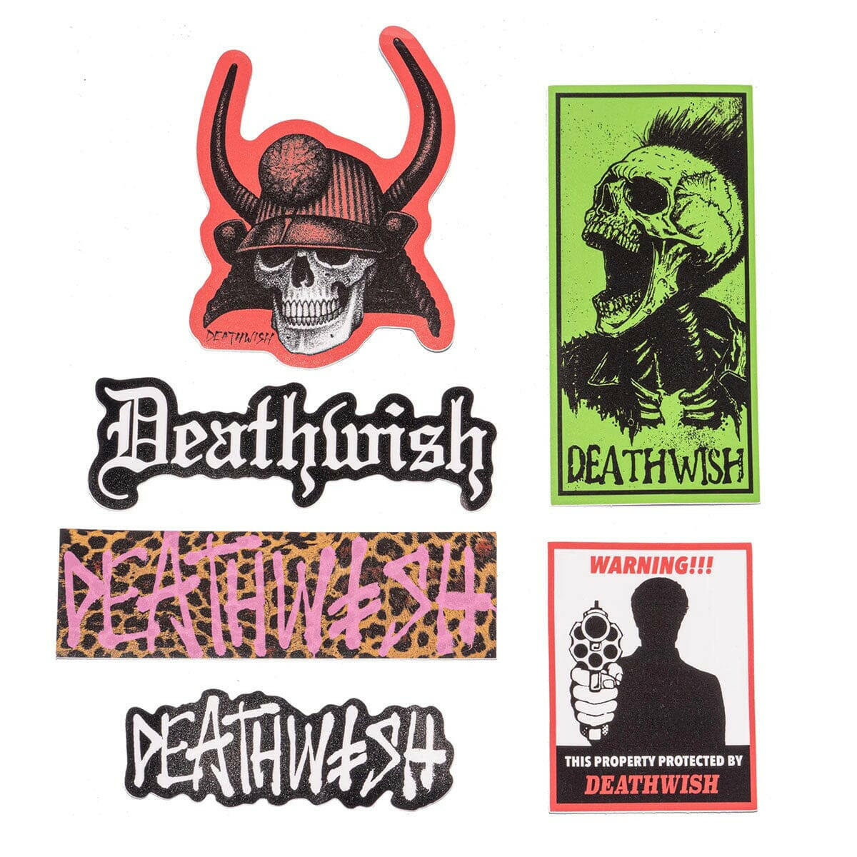 Deathwish - Warning Sticker Pack.