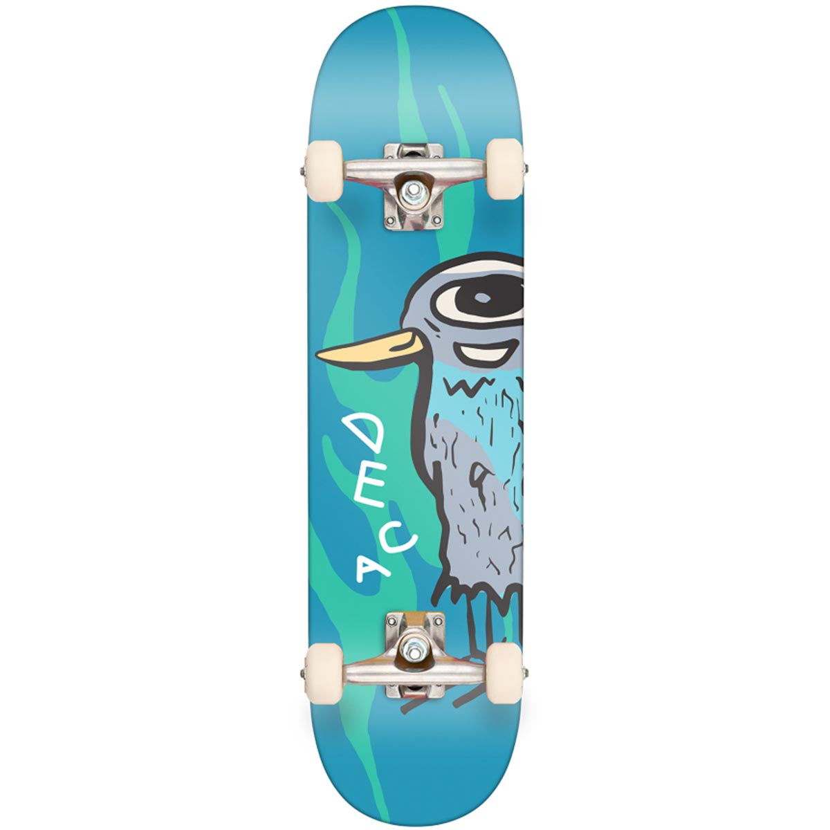 Deca Farm Bird Light Blue 8.0 Complete Skateboard