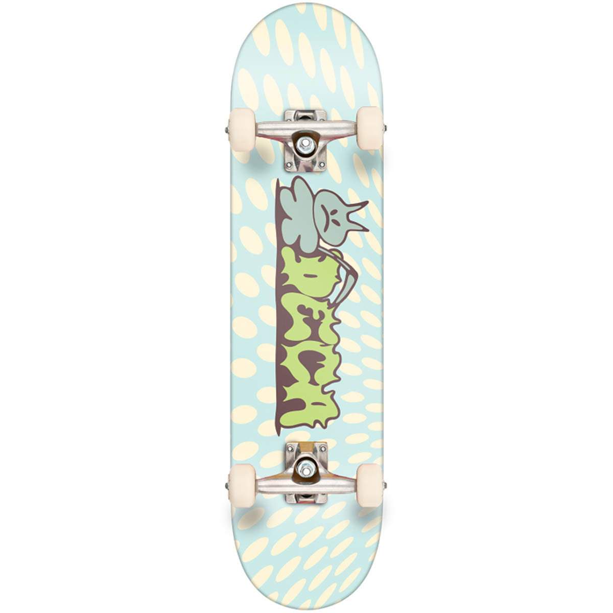 Deca Kids Frank Mini Teal/Yellow 7.0 Complete Skateboard