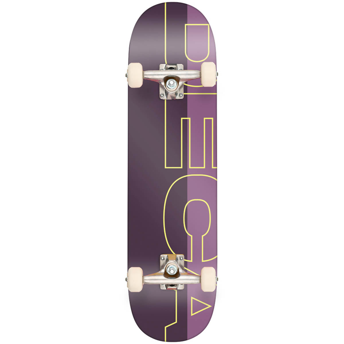 Deca Wordmark Plum 8.5 Complete Skateboard