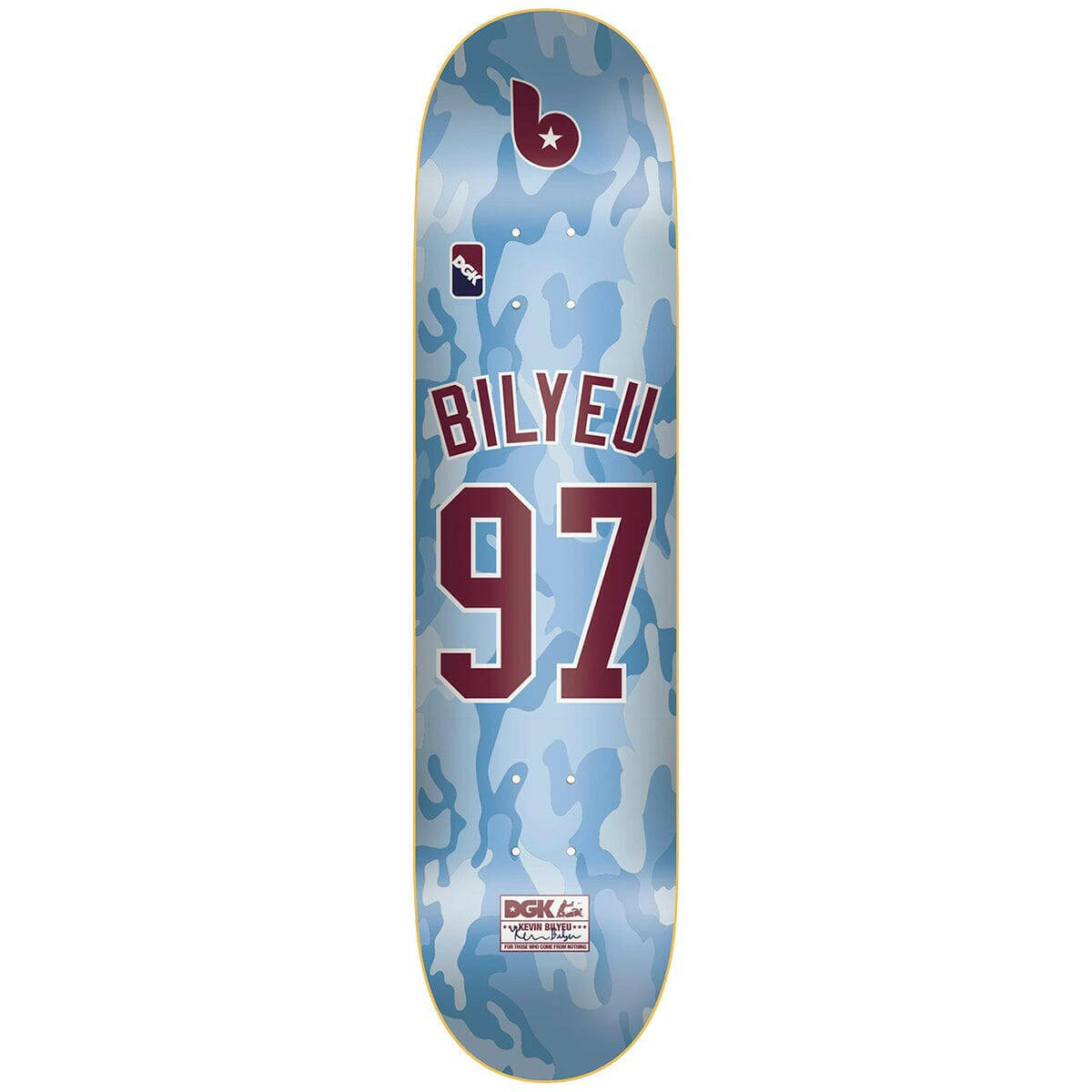 DGK - Kevin Bilyeu Major League 8.06 Skateboard Deck.