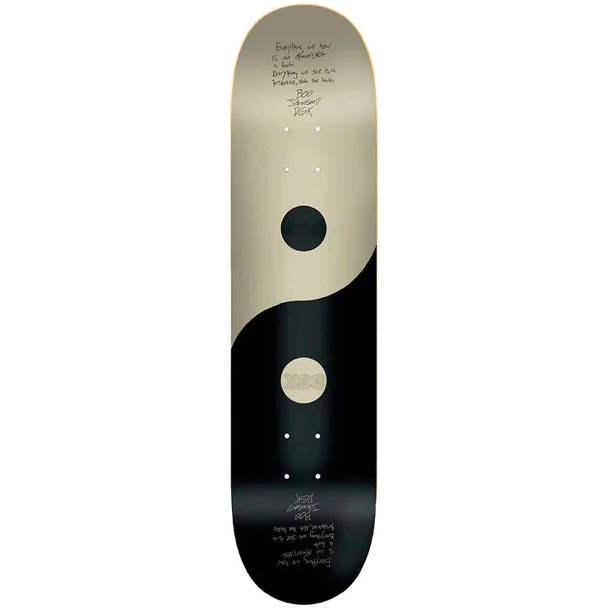 DGK Boo Johnson Unity Twin 8.25 Skateboard Deck