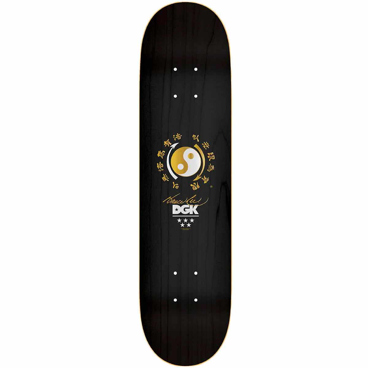 DGK Bruce Lee Dragon Lee Lenticular 8.25 Skateboard Deck Top