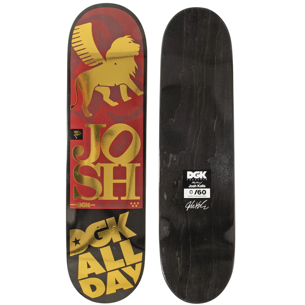 DGK Josh Kalis 30 Years 8.06 Skateboard Deck 9