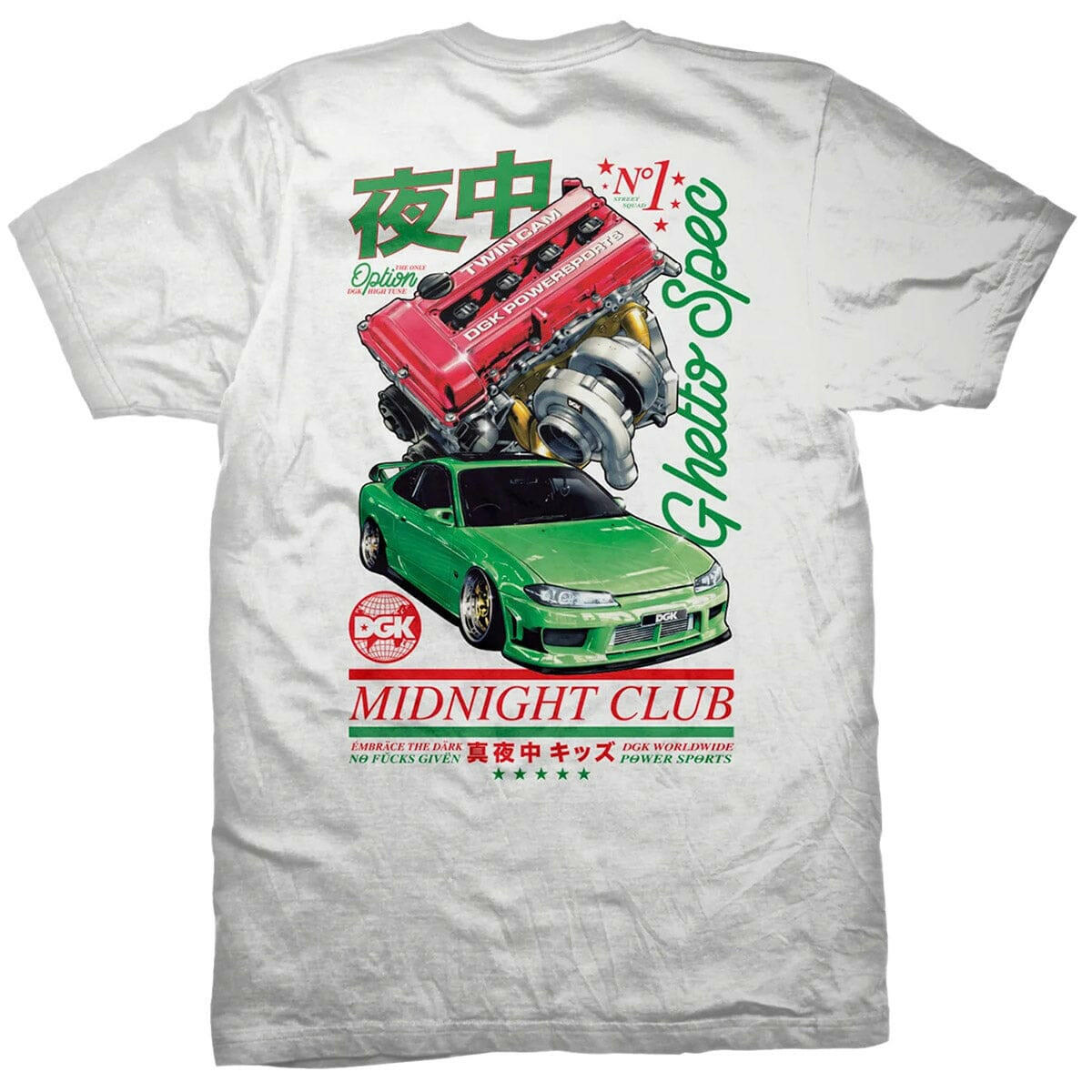 DGK - Only Option Tee White.