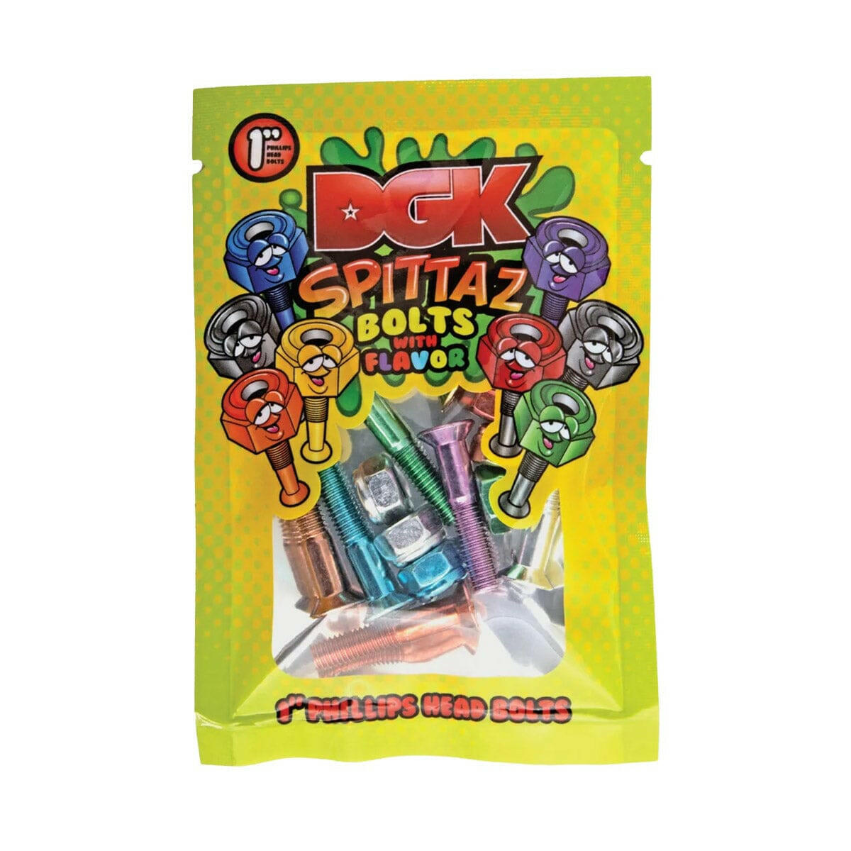 DGK - Spittaz 1 Phillips Bolts Coloured.