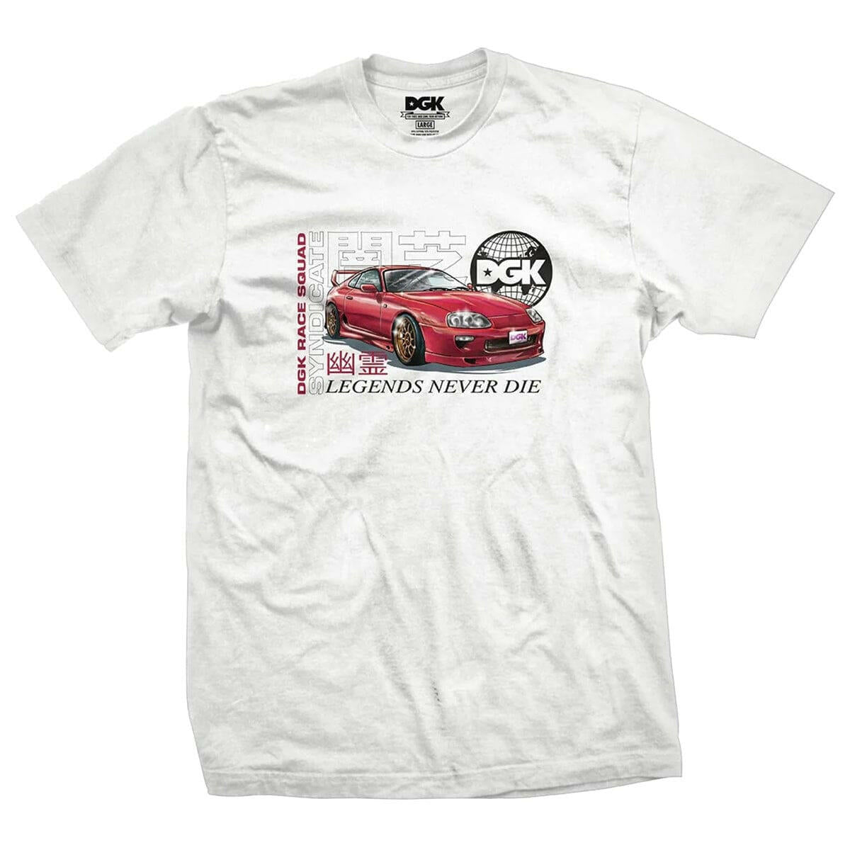 DGK - Syndicate Tee White.