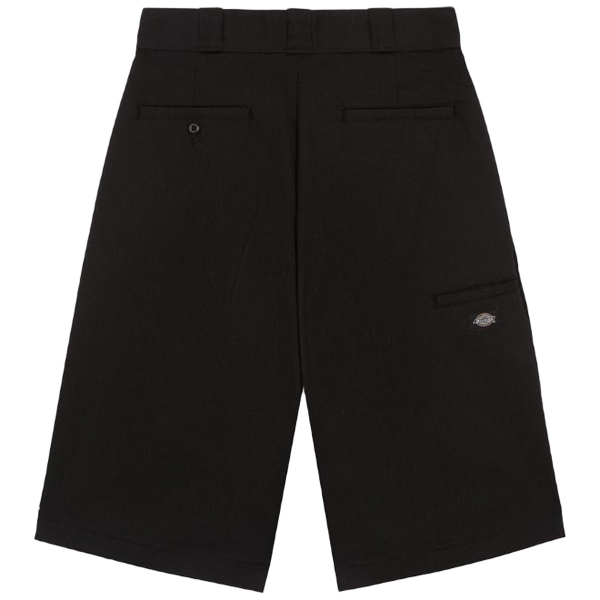 Dickies 15in Multi Pocket Shorts Black Back Flat Lay