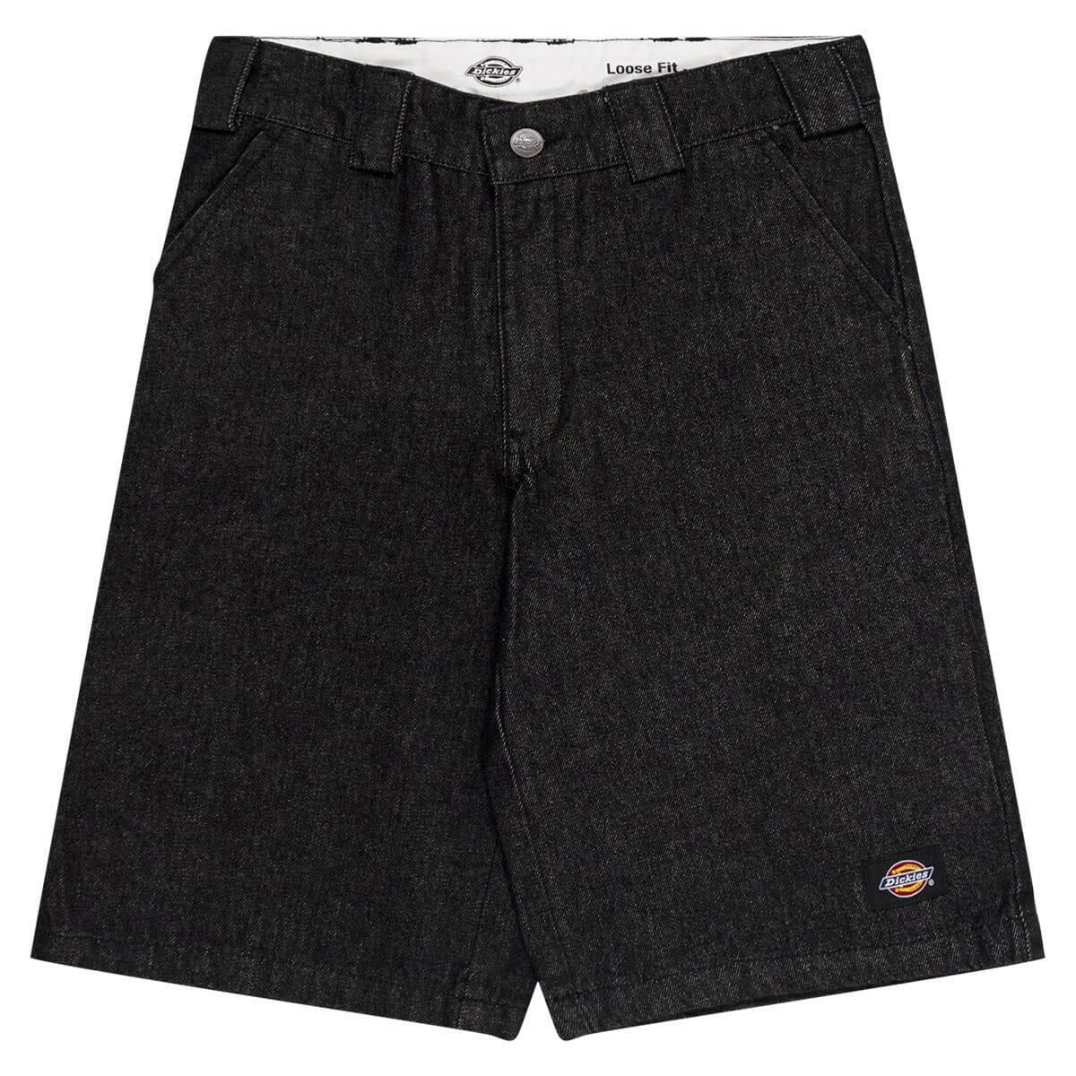 Dickies - 42283 Loose Fit Denim Youth Shorts Black.